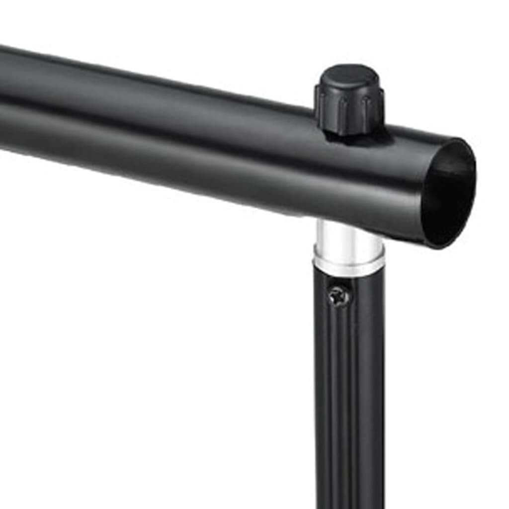 VidaXL Achtergrondsysteem telescopisch 155-300 cm