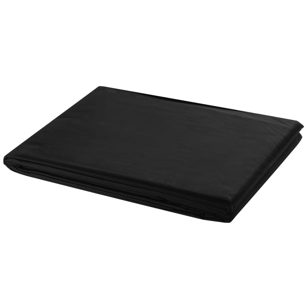 VidaXL Achtergrond zonder standaard 600x300 cm katoen zwart