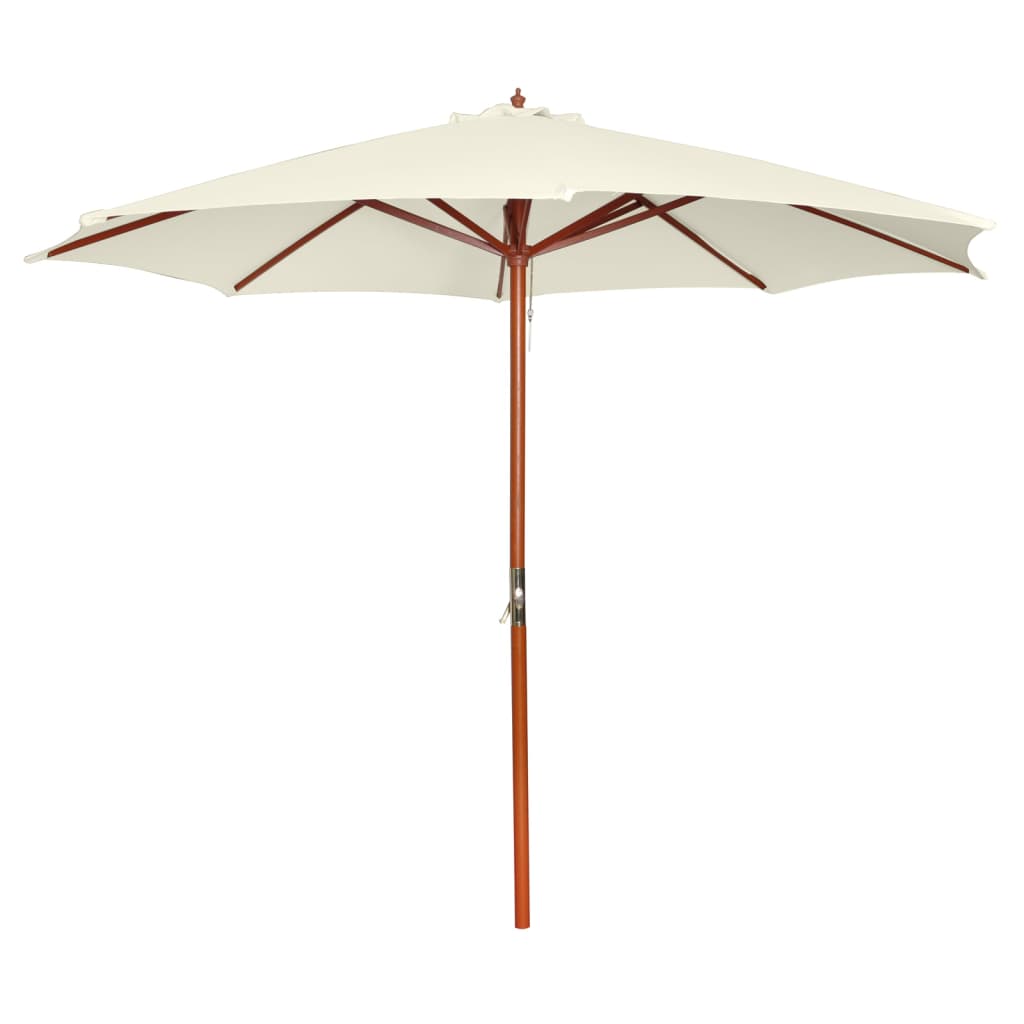 VidaXL Parasol 300x258 cm zandwit