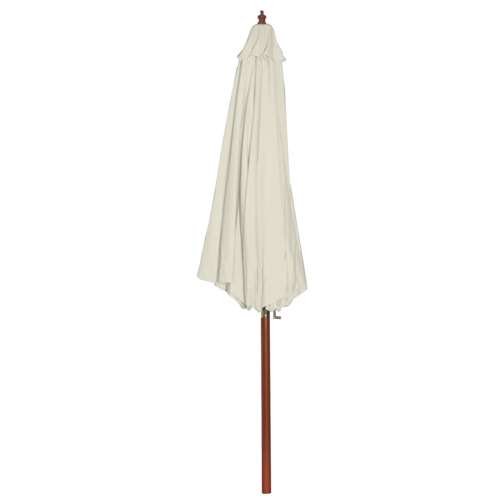 VidaXL Parasol 300x258 cm zandwit