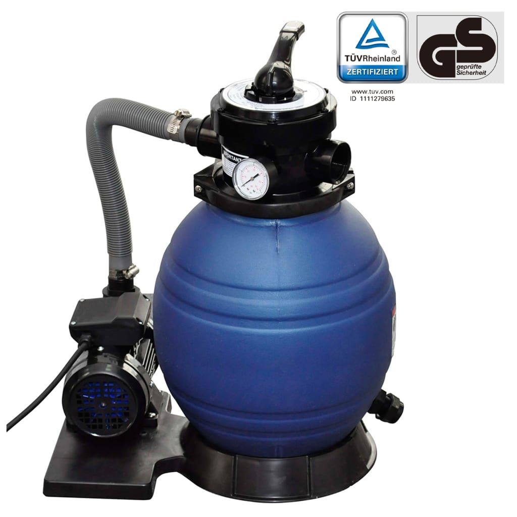 VidaXL Zandfilterpomp 400 w 11000 l u
