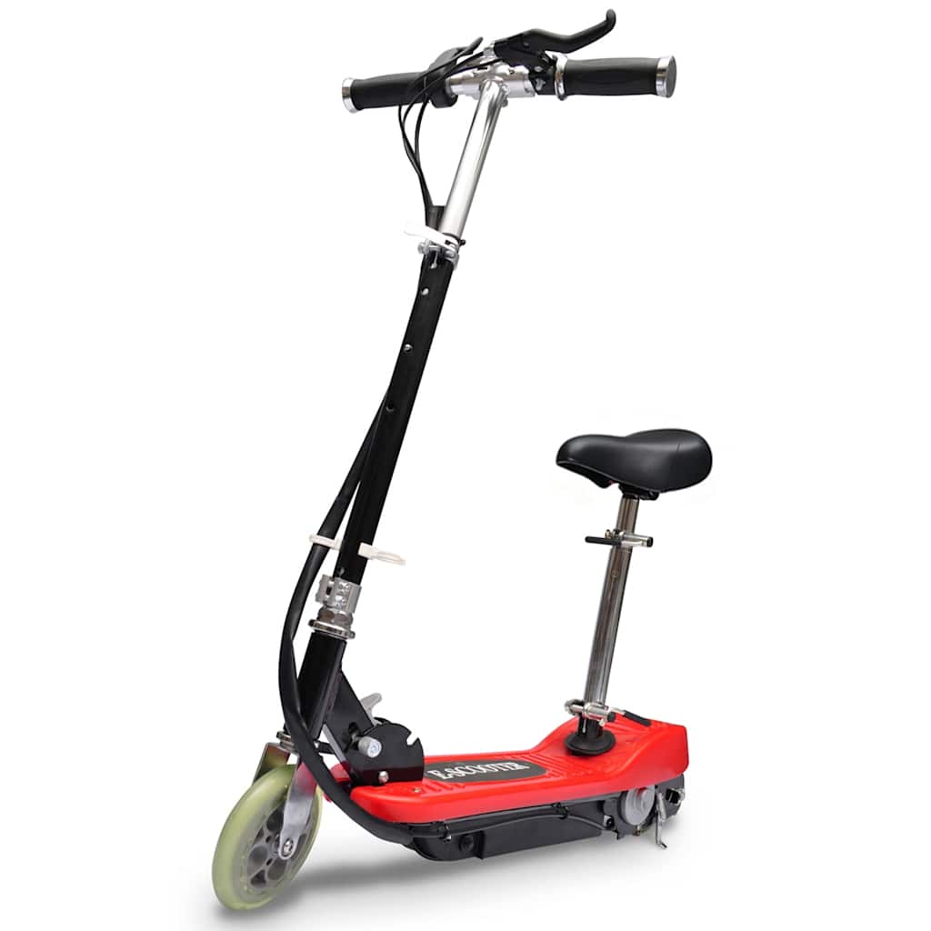 VidaXL Step elektrisch met zitje 120 w rood