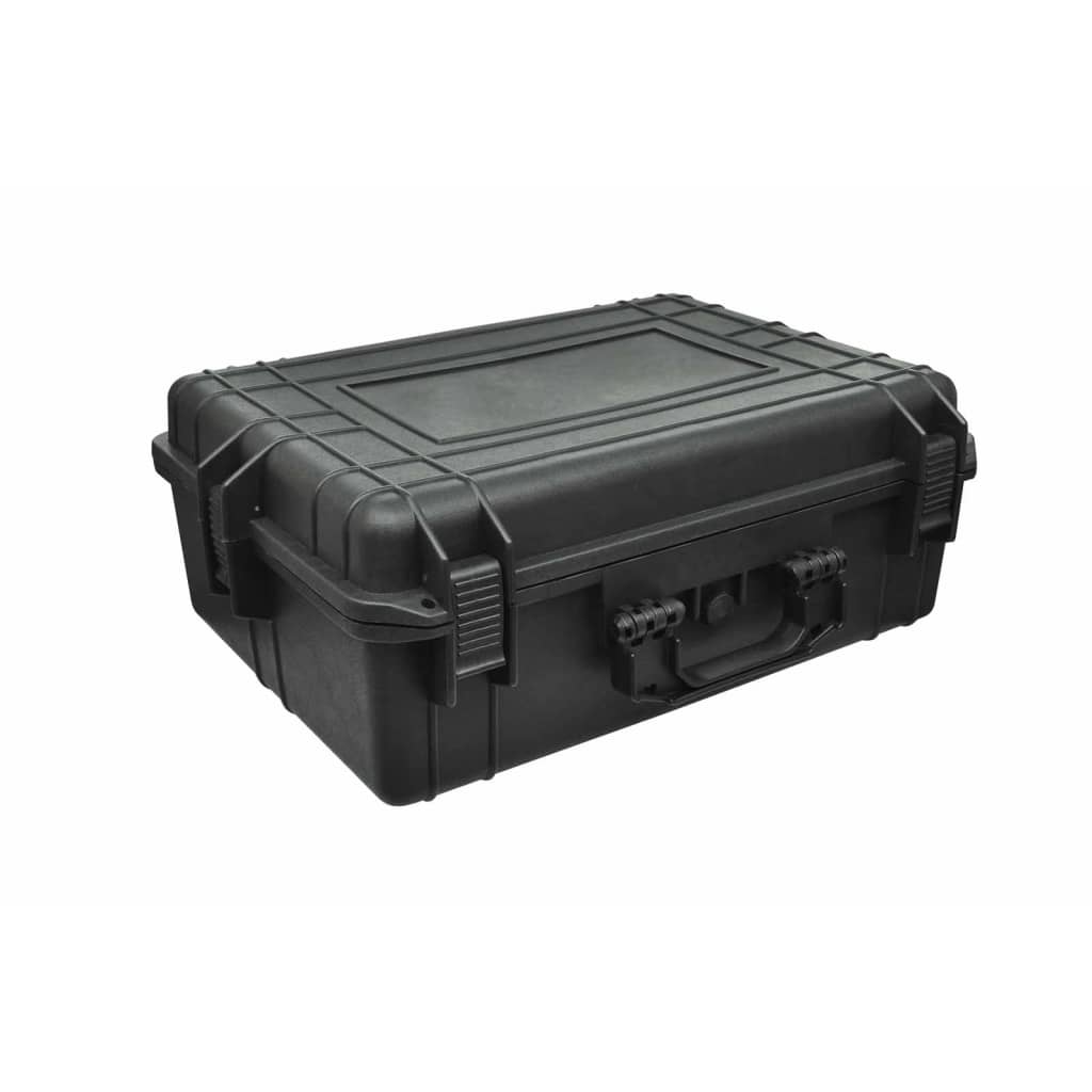 VidaXL Hardcase transportkoffer met schuimvulling zwart