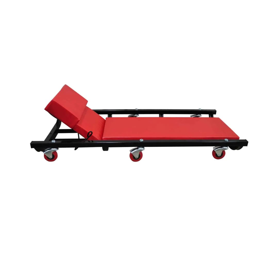VidaXL Monteursbed met 6 wielen verstelbaar