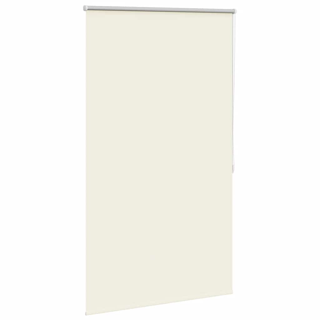 VidaXL Rolgordijn verduisterend 84,4 x 175 cm stofbreedte 80 cm gebroken wit