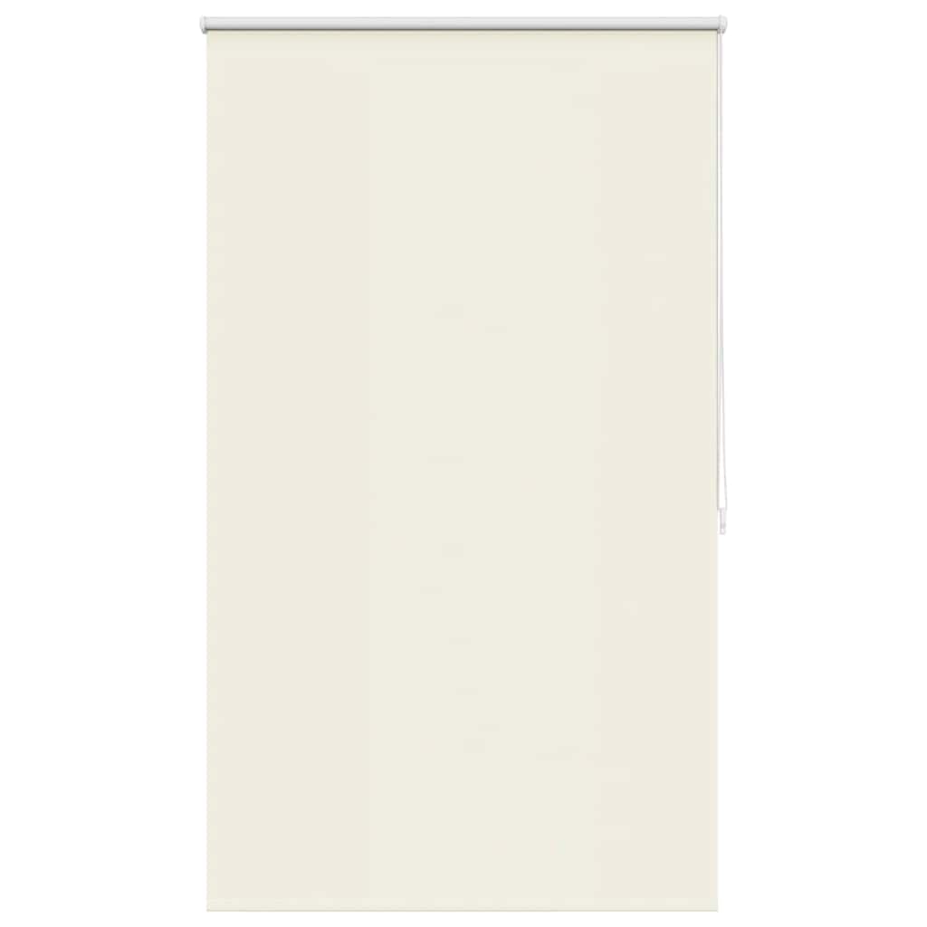 VidaXL Rolgordijn verduisterend 124,4 x 175 cm stofbreedte 120 cm gebroken wit