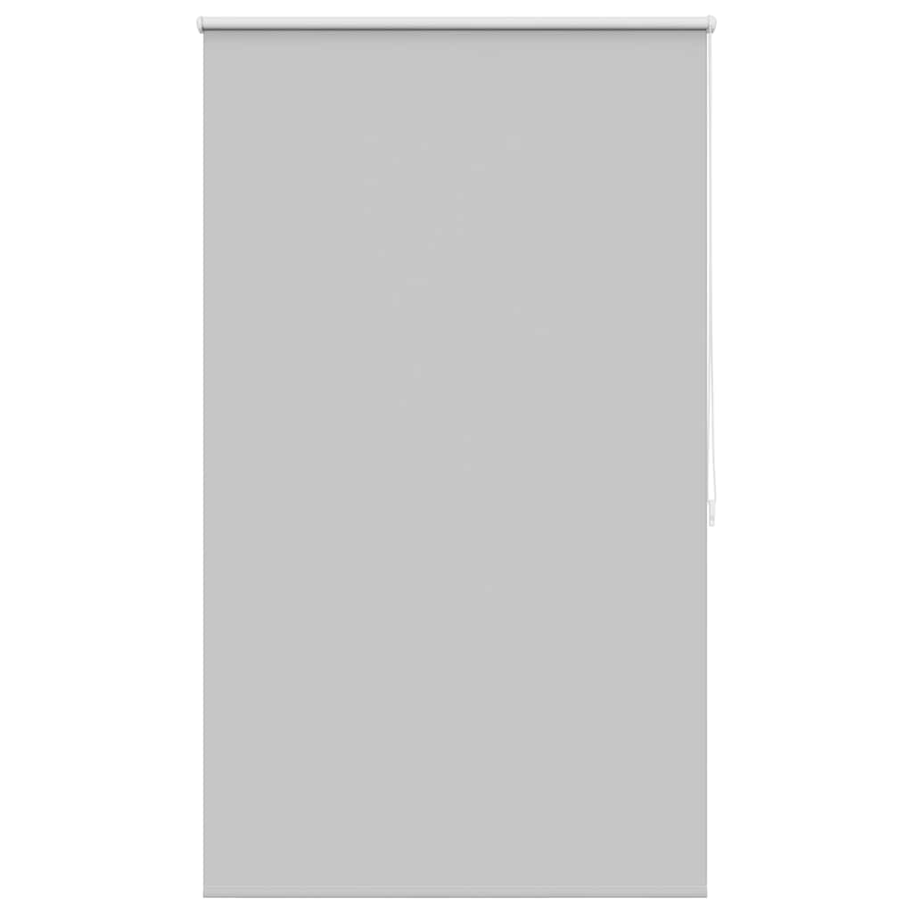 VidaXL Rolgordijn verduisterend 124,4 x 175 cm stofbreedte 120 cm grijs