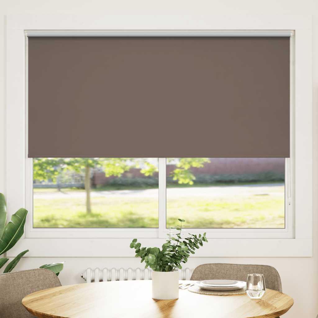 VidaXL Rolgordijn verduisterend 164,4 x 175 cm stofbreedte 160 cm koffiebruin