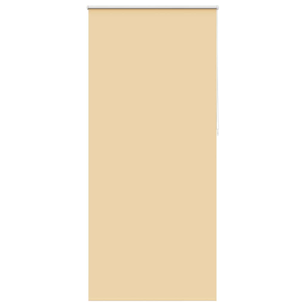 VidaXL Rolgordijn verduisterend 84,4 x 230 cm stofbreedte 80 cm beige
