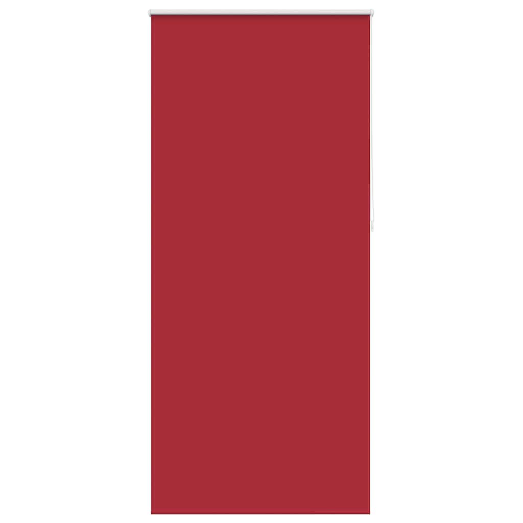 VidaXL Rolgordijn verduisterend 84,4 x 230 cm stofbreedte 80 cm rood