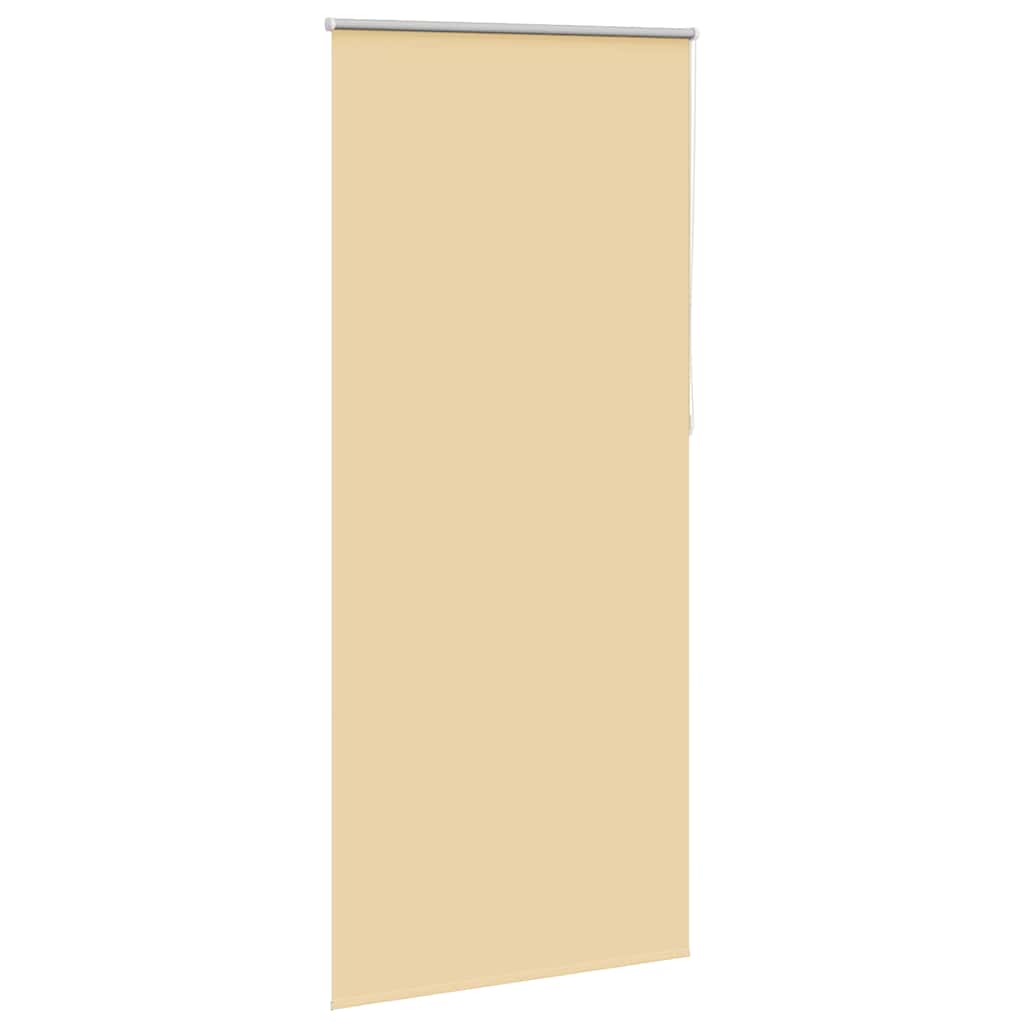 VidaXL Rolgordijn verduisterend 104,4 x 230 cm stofbreedte 100 cm beige