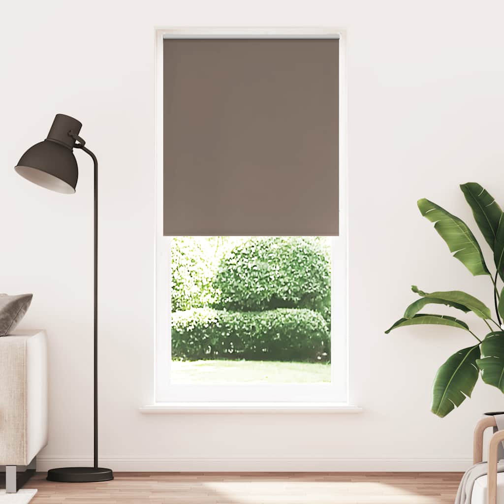 VidaXL Rolgordijn verduisterend 104,4 x 230 cm stofbreedte 100 cm koffiebruin