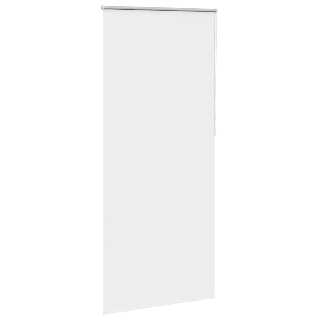 VidaXL Rolgordijn verduisterend 124,4 x 230 cm stofbreedte 120 cm wit