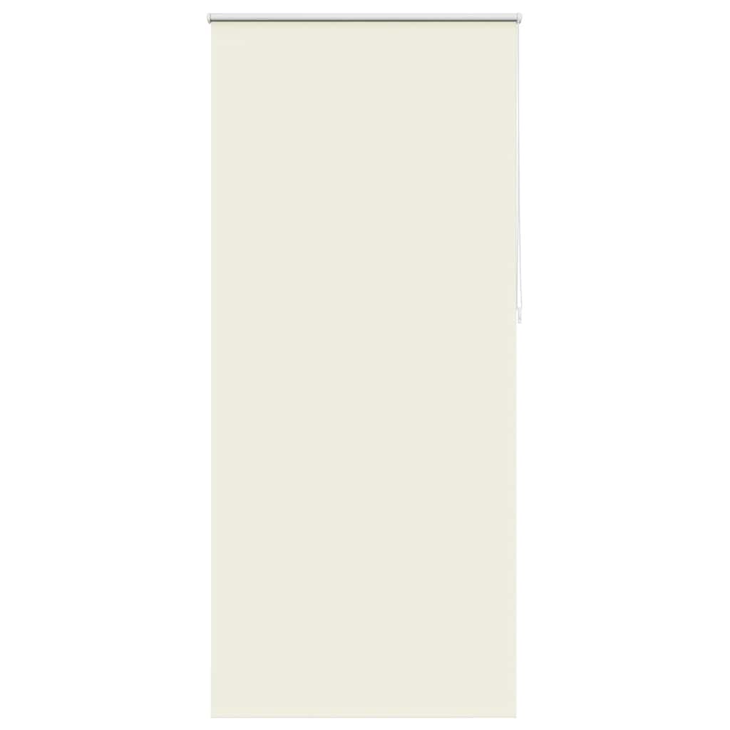 VidaXL Rolgordijn verduisterend 124,4 x 230 cm stofbreedte 120 cm gebroken wit