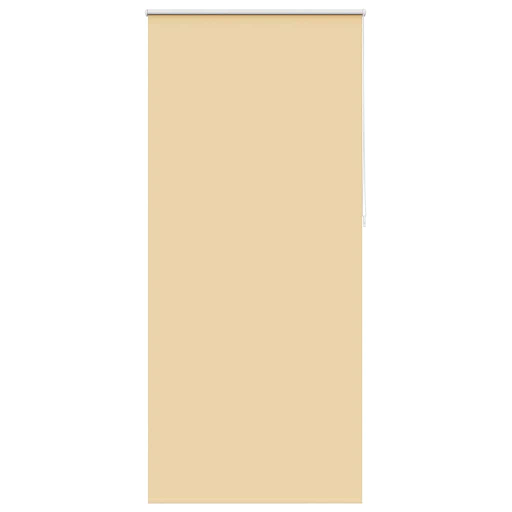 VidaXL Rolgordijn verduisterend 124,4 x 230 cm stofbreedte 120 cm beige