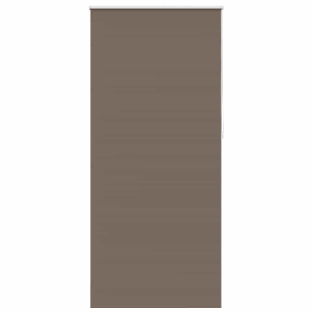 VidaXL Rolgordijn verduisterend 124,4 x 230 cm stofbreedte 120 cm koffiebruin