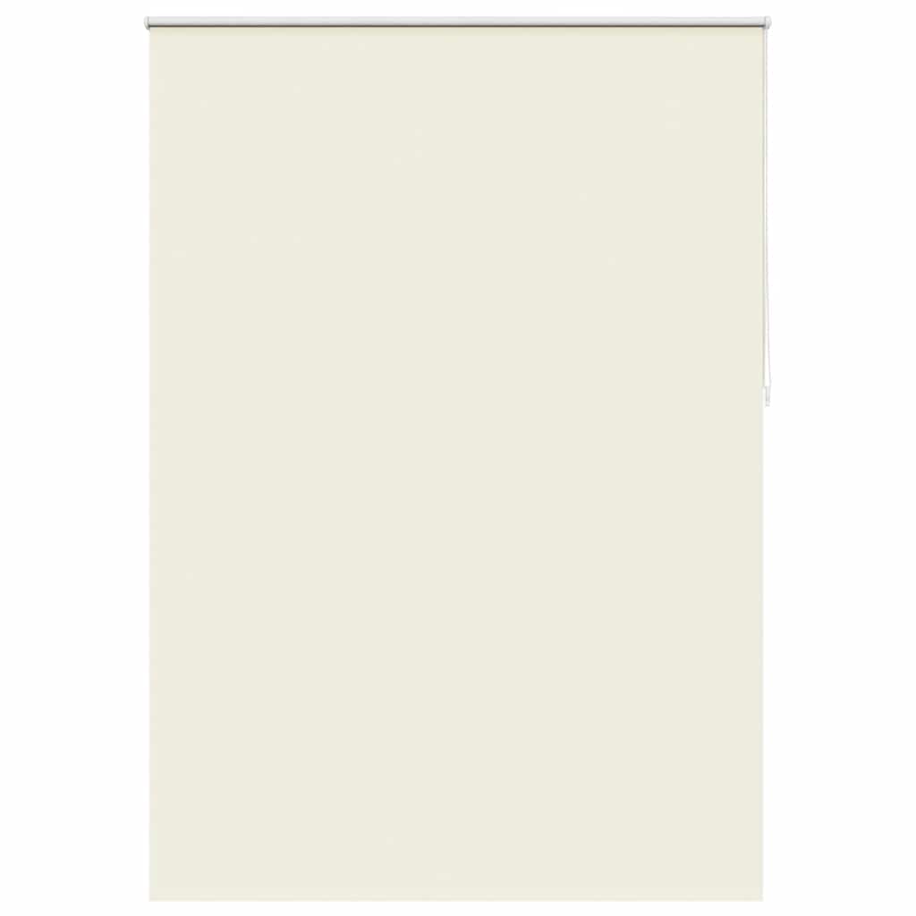 VidaXL Rolgordijn verduisterend 144,4 x 230 cm stofbreedte 140 cm gebroken wit