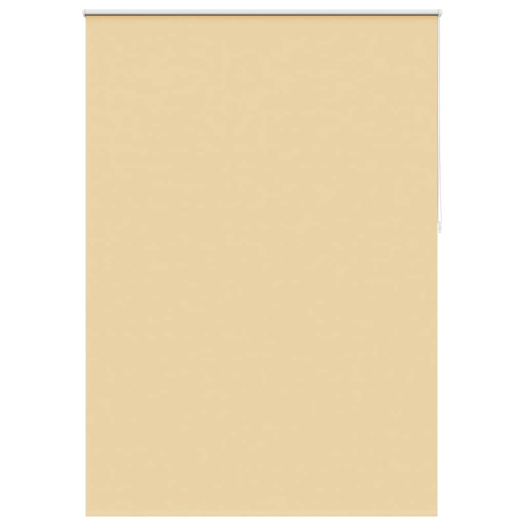 VidaXL Rolgordijn verduisterend 144,4 x 230 cm stofbreedte 140 cm beige