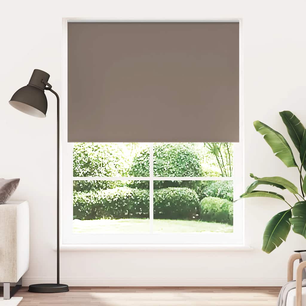 VidaXL Rolgordijn verduisterend 144,4 x 230 cm stofbreedte 140 cm koffiebruin