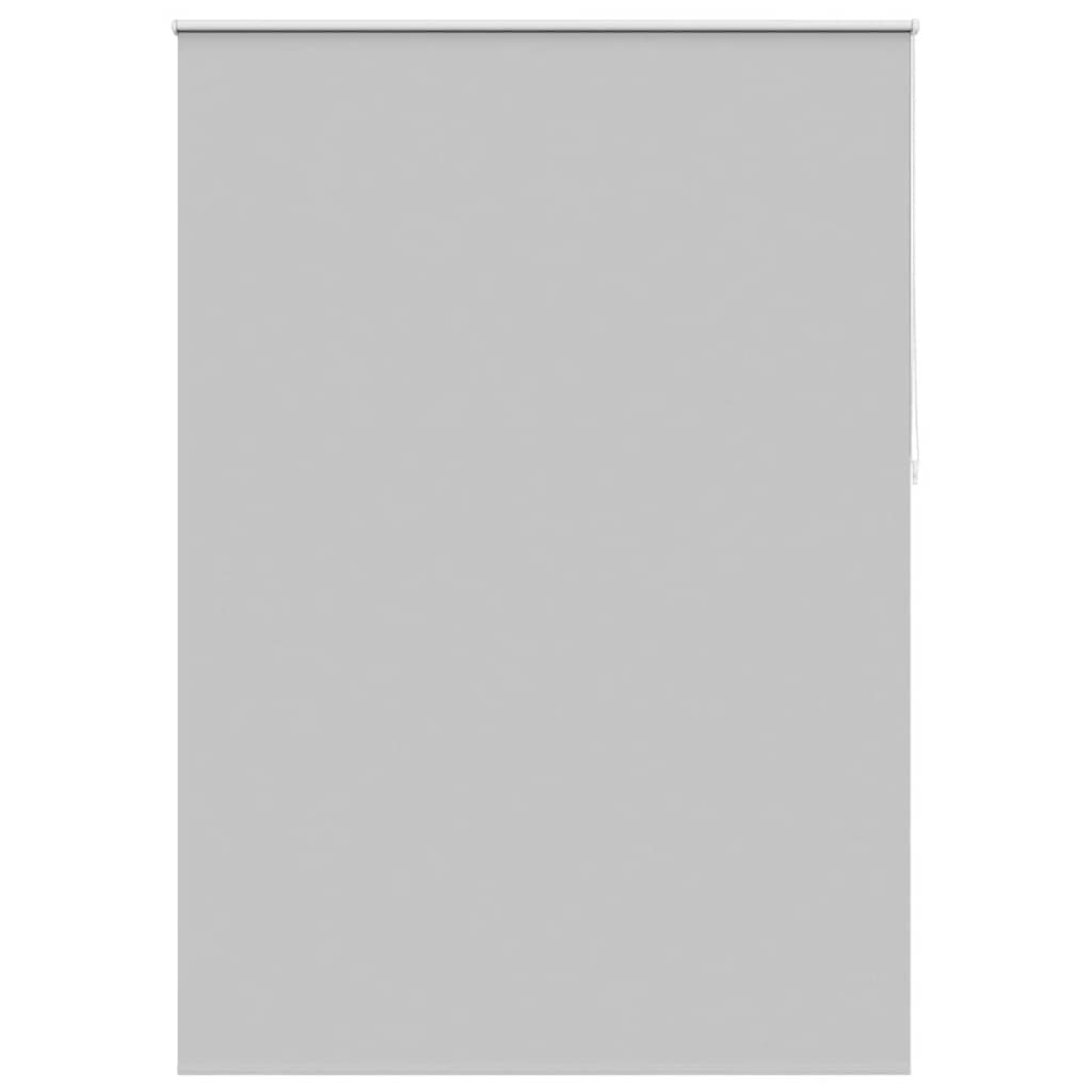 VidaXL Rolgordijn verduisterend 144,4 x 230 cm stofbreedte 140 cm grijs