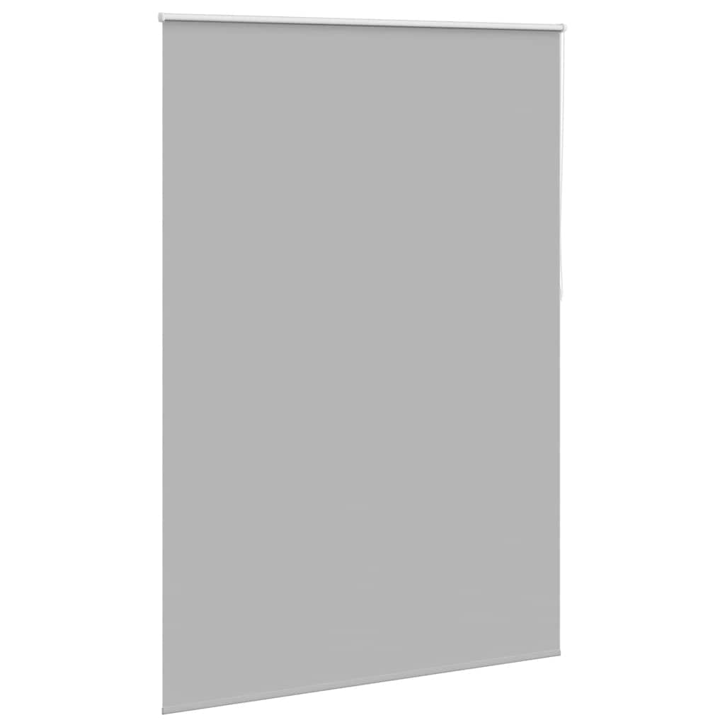 VidaXL Rolgordijn verduisterend 144,4 x 230 cm stofbreedte 140 cm grijs