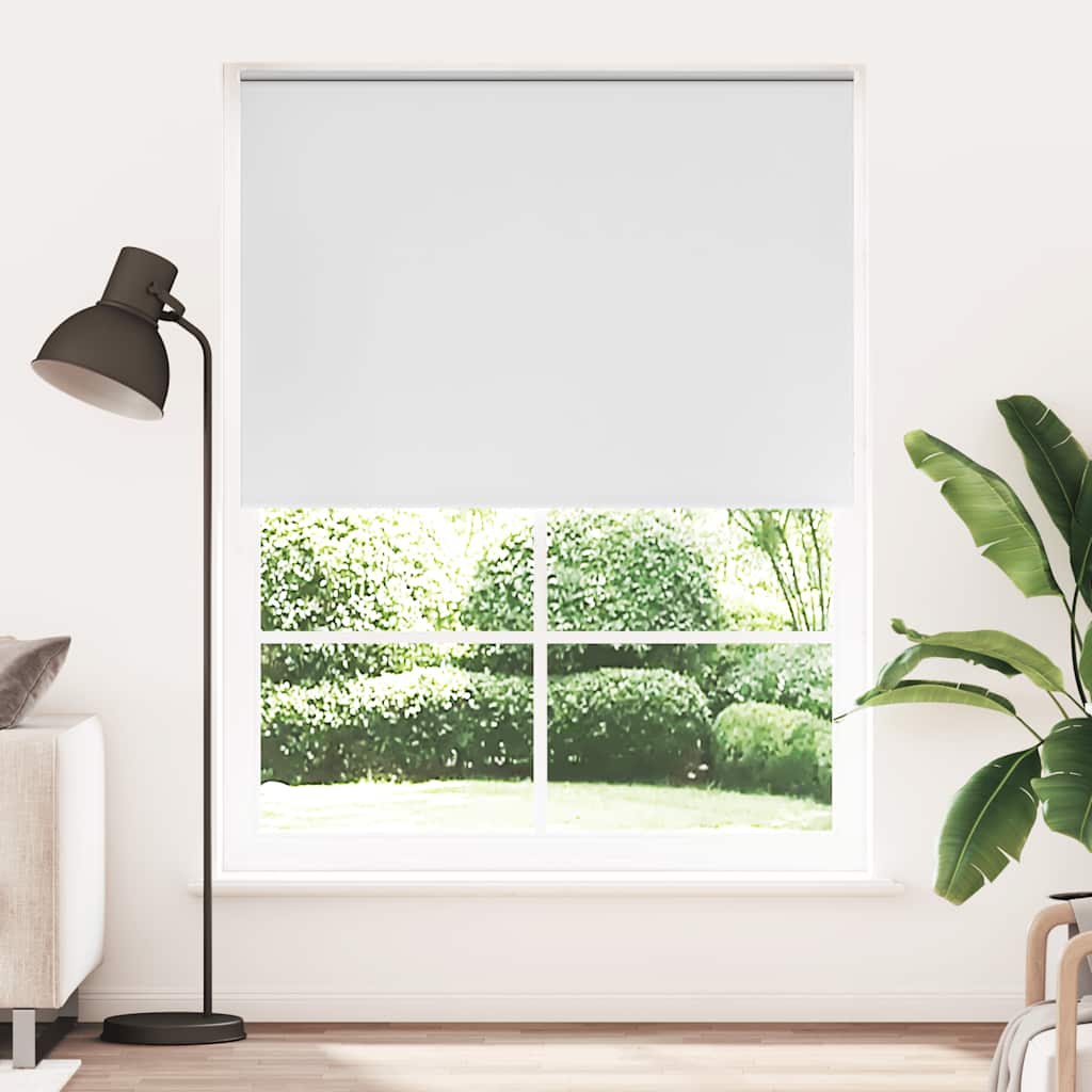 VidaXL Rolgordijn verduisterend 164,4 x 230 cm stofbreedte 160 cm wit