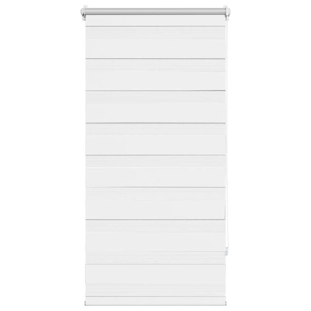 VidaXL Zebra rolgordijn 80,9 x 150 cm stofbreedte 76,7 cm wit