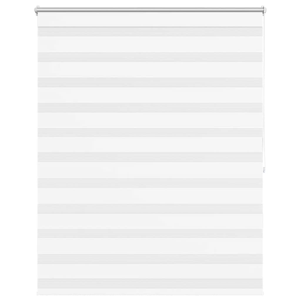 VidaXL Zebra rolgordijn 120,9 x 175 cm stofbreedte 116,7 cm wit
