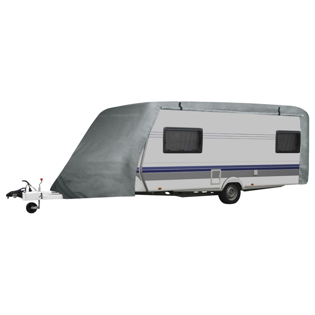 VidaXL Caravanhoes m grijs