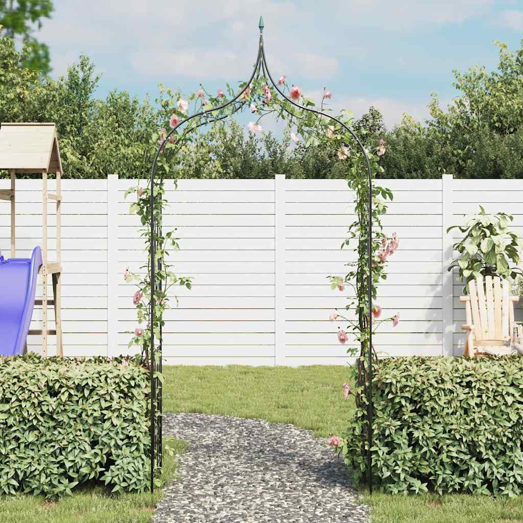 VidaXL Tuinboog speer ontwerp donkergroen