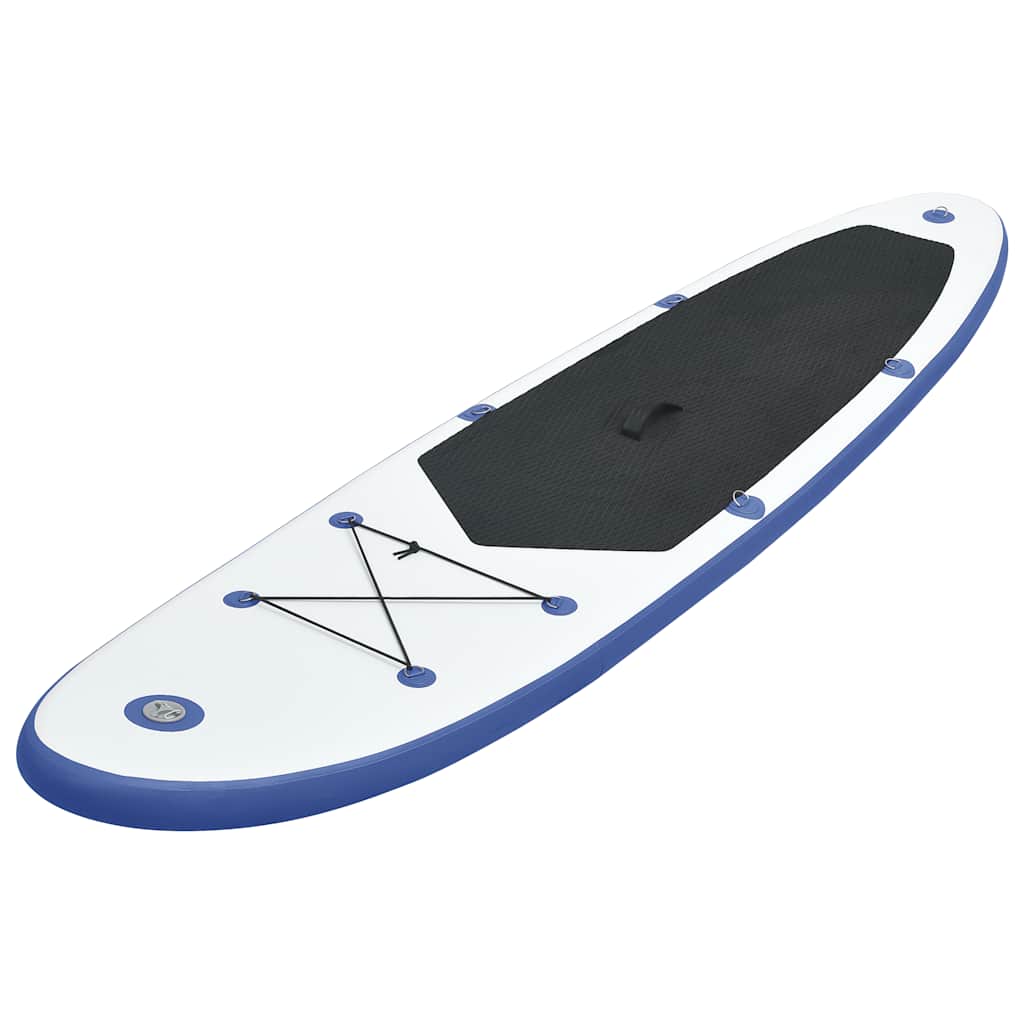 VidaXL Stand up paddleboardset opblaasbaar blauw en wit
