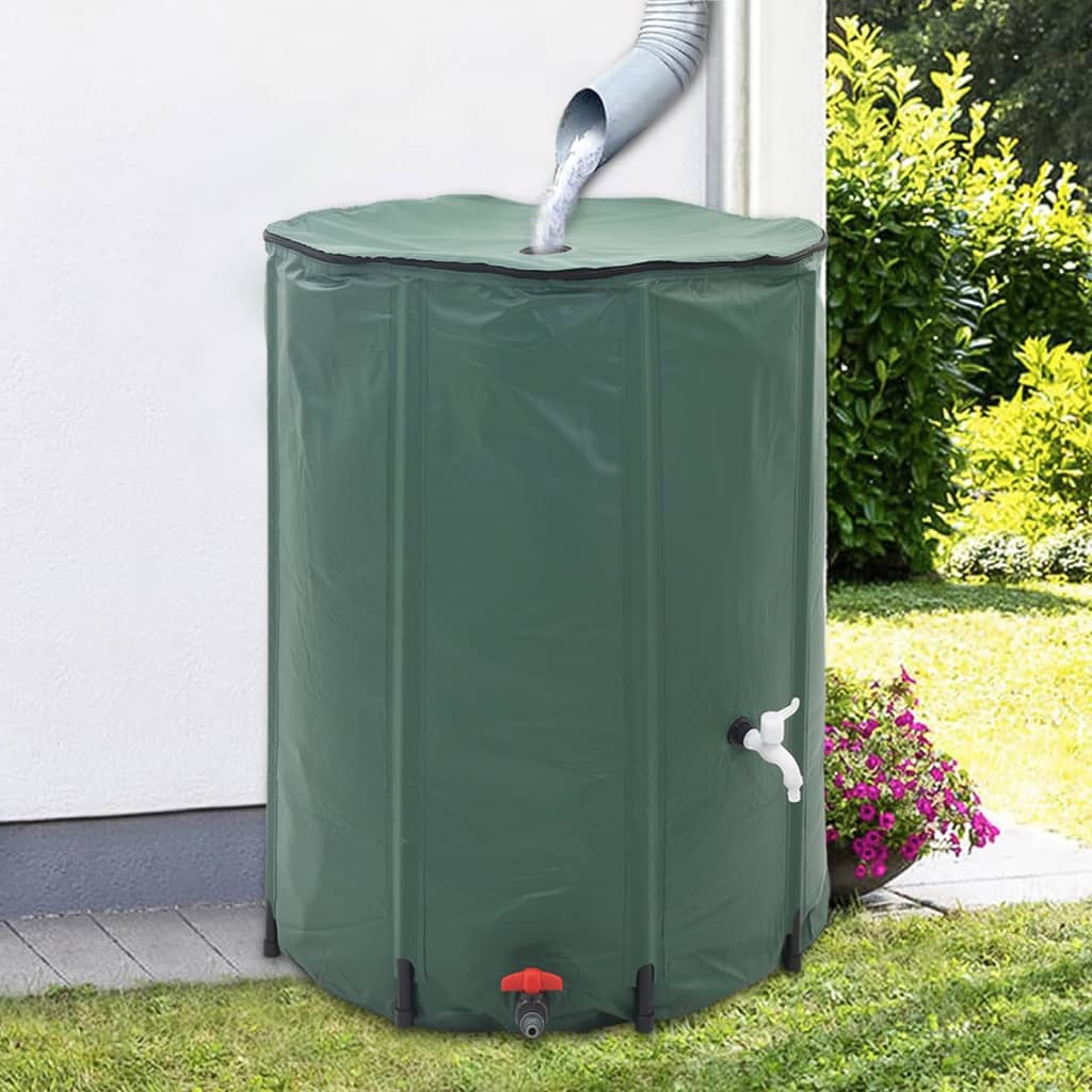 VidaXL Inklapbare watertank 500l (groen)