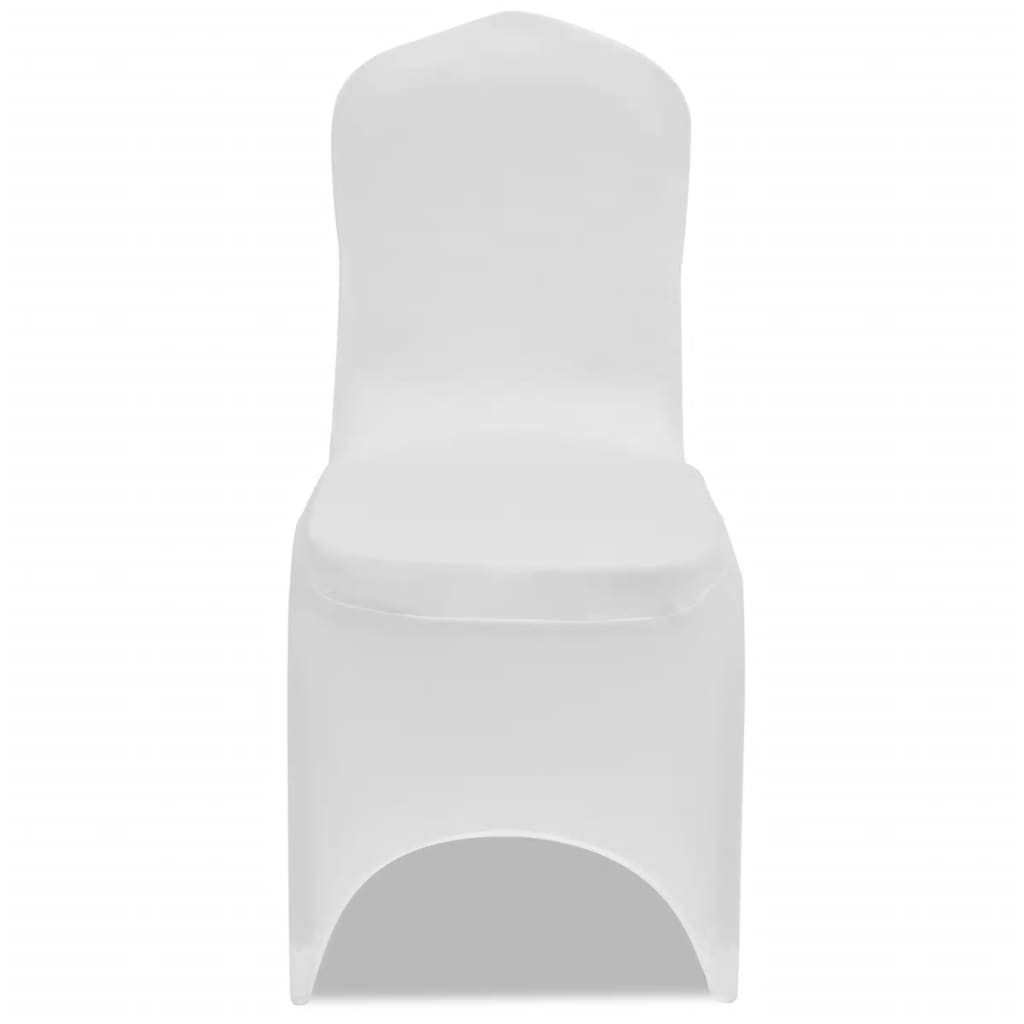 VidaXL Stoelhoes stretch wit (6 stuks)