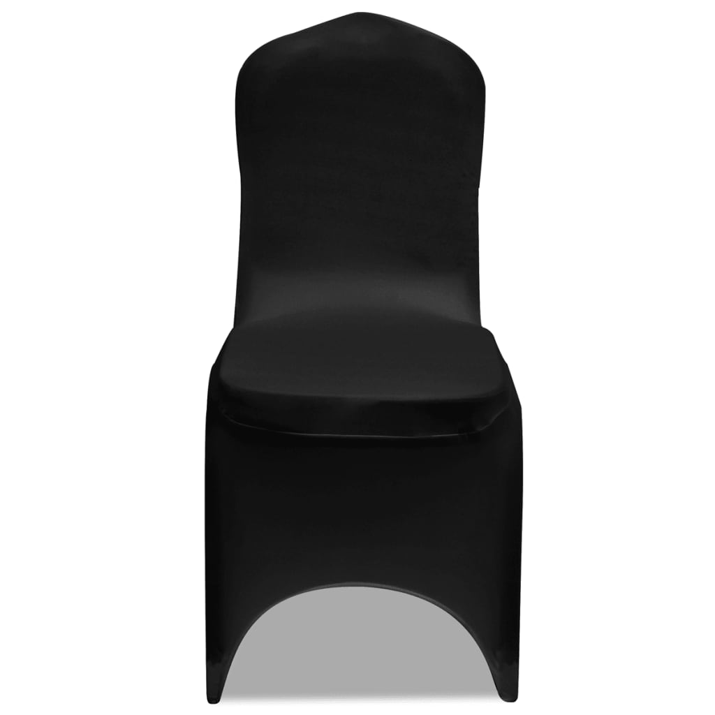 VidaXL Stoelhoes stretch zwart (6 stuks)