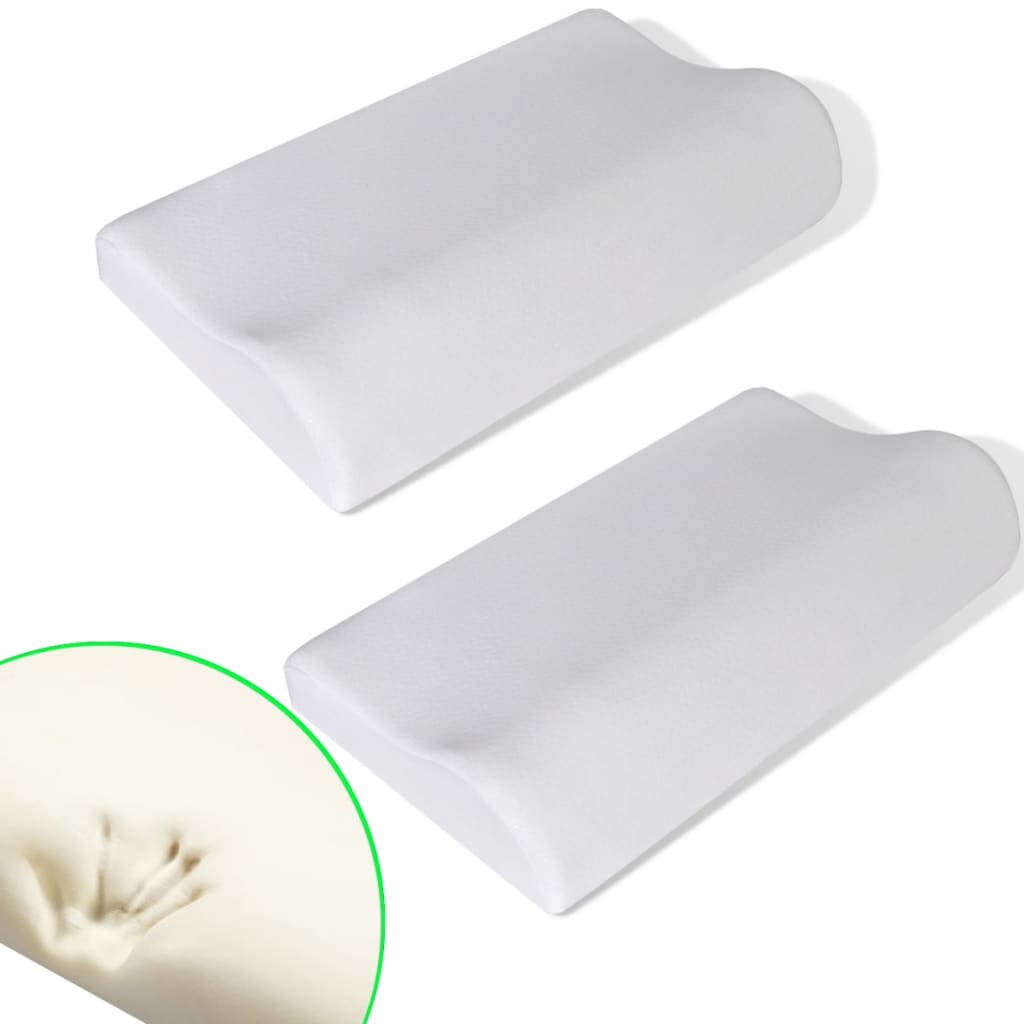 VidaXL Orthopedische kussenset 2-delig