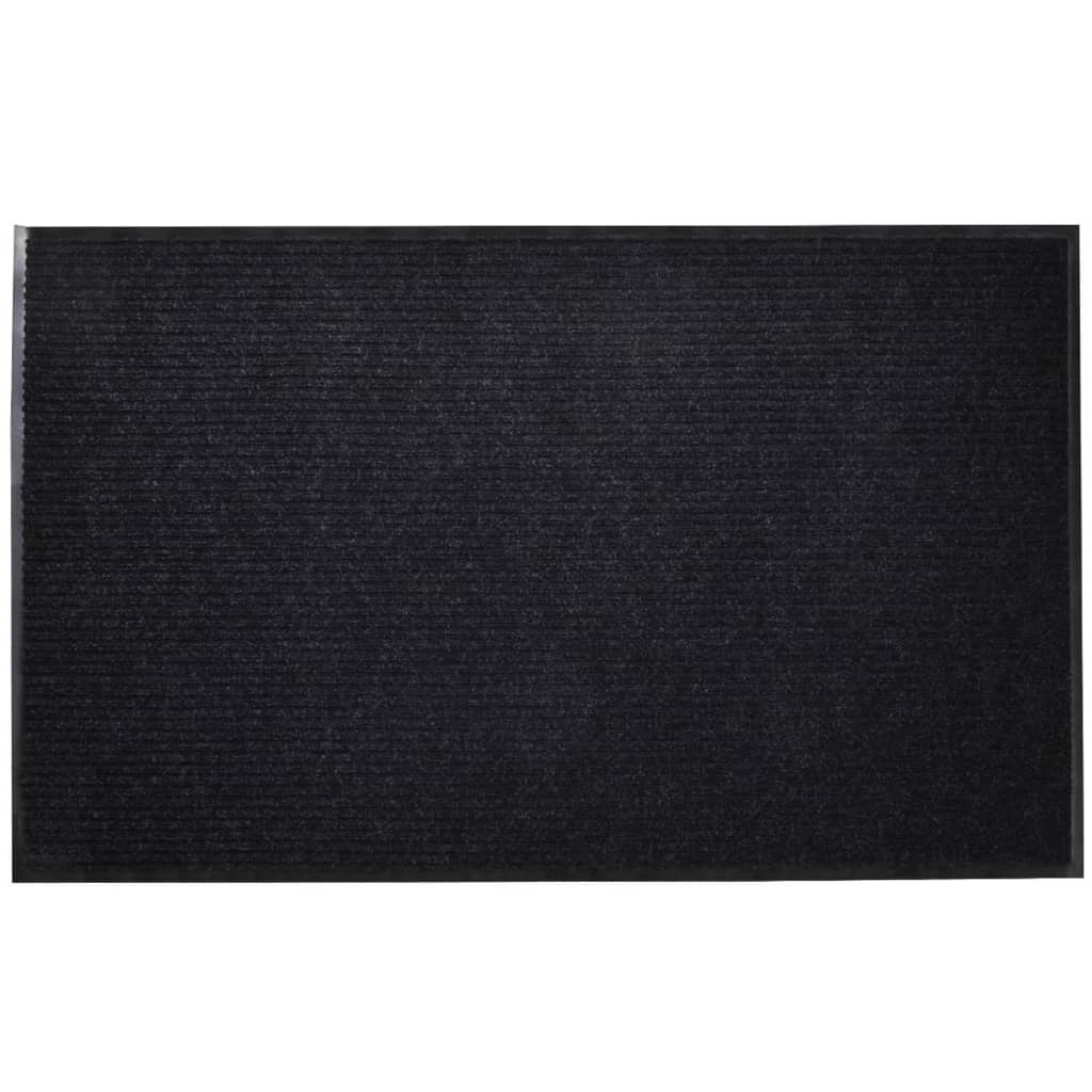 VidaXL Deurmat 90x60 cm pvc zwart