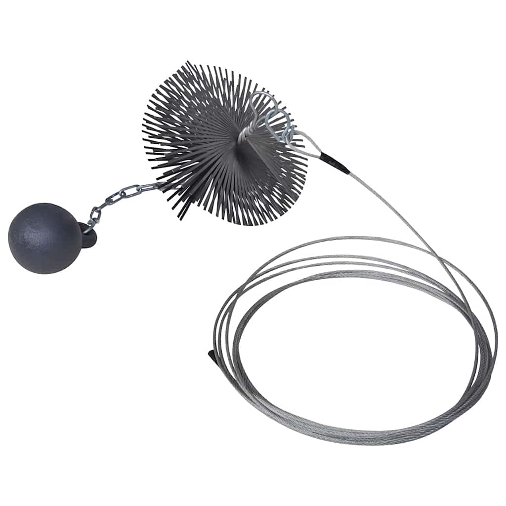 VidaXL Schoorsteenveegborstel rond ø 15 cm