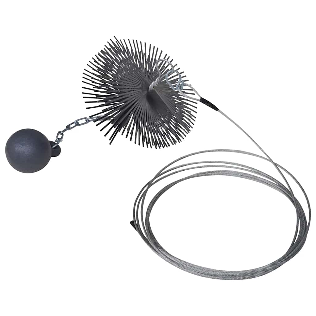 VidaXL Schoorsteenveegborstel rond ø 20 cm