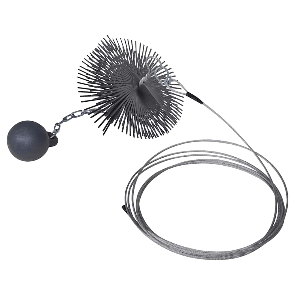 VidaXL Schoorsteenveegborstel rond ø 25 cm
