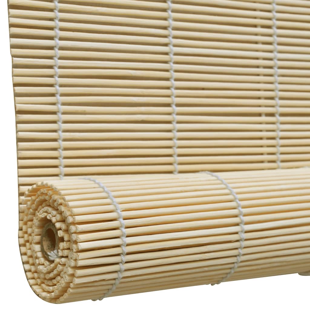 VidaXL Rolgordijn 140x160 cm bamboe naturel