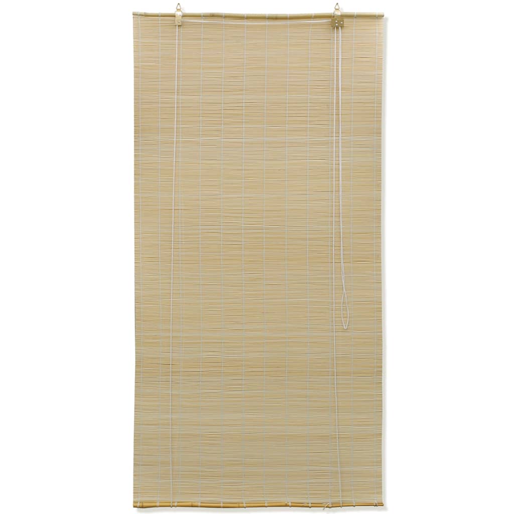 VidaXL Rolgordijn 150x220 cm bamboe natuurlijk
