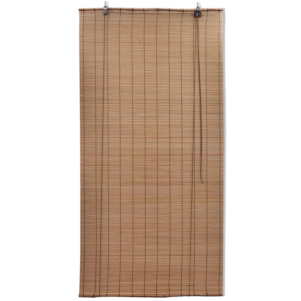 VidaXL Rolgordijn 140x160 cm bamboe bruin