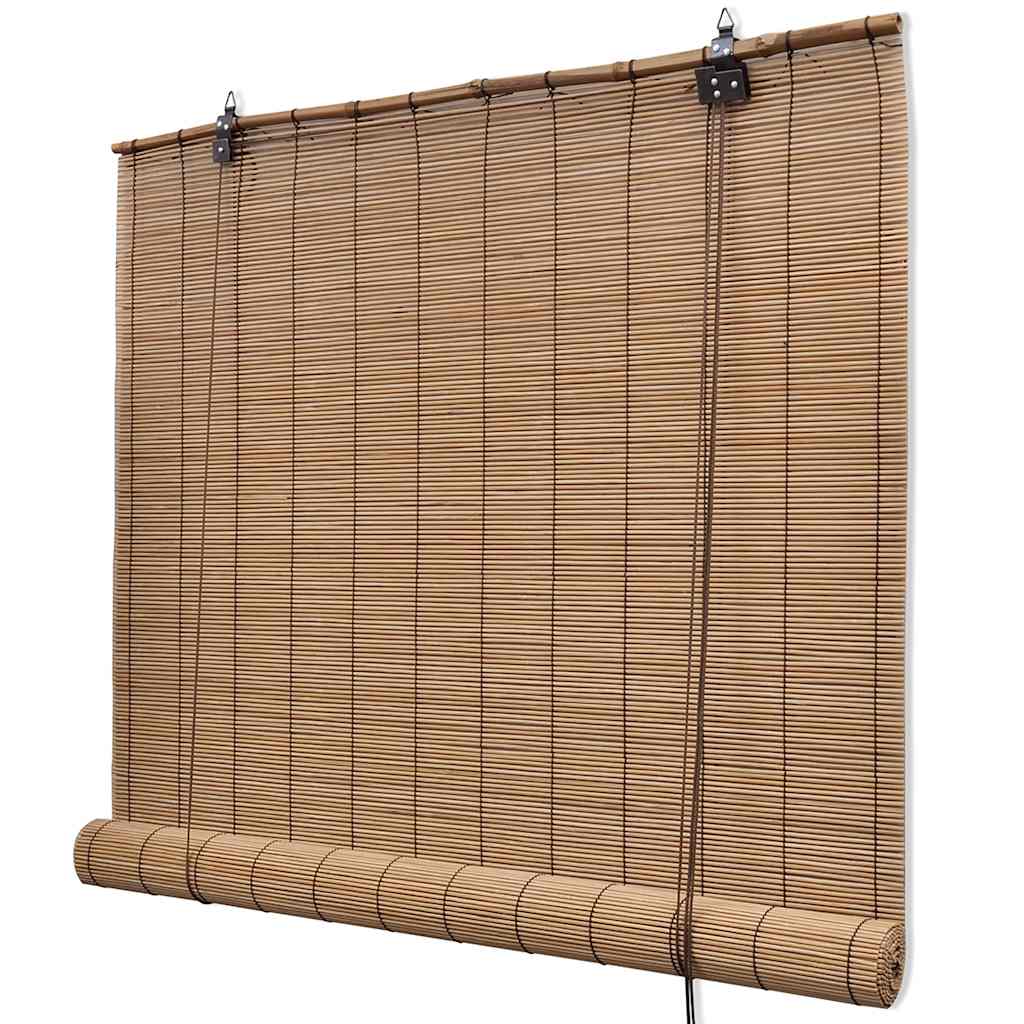VidaXL Rolgordijn 150x220 cm bamboe bruin