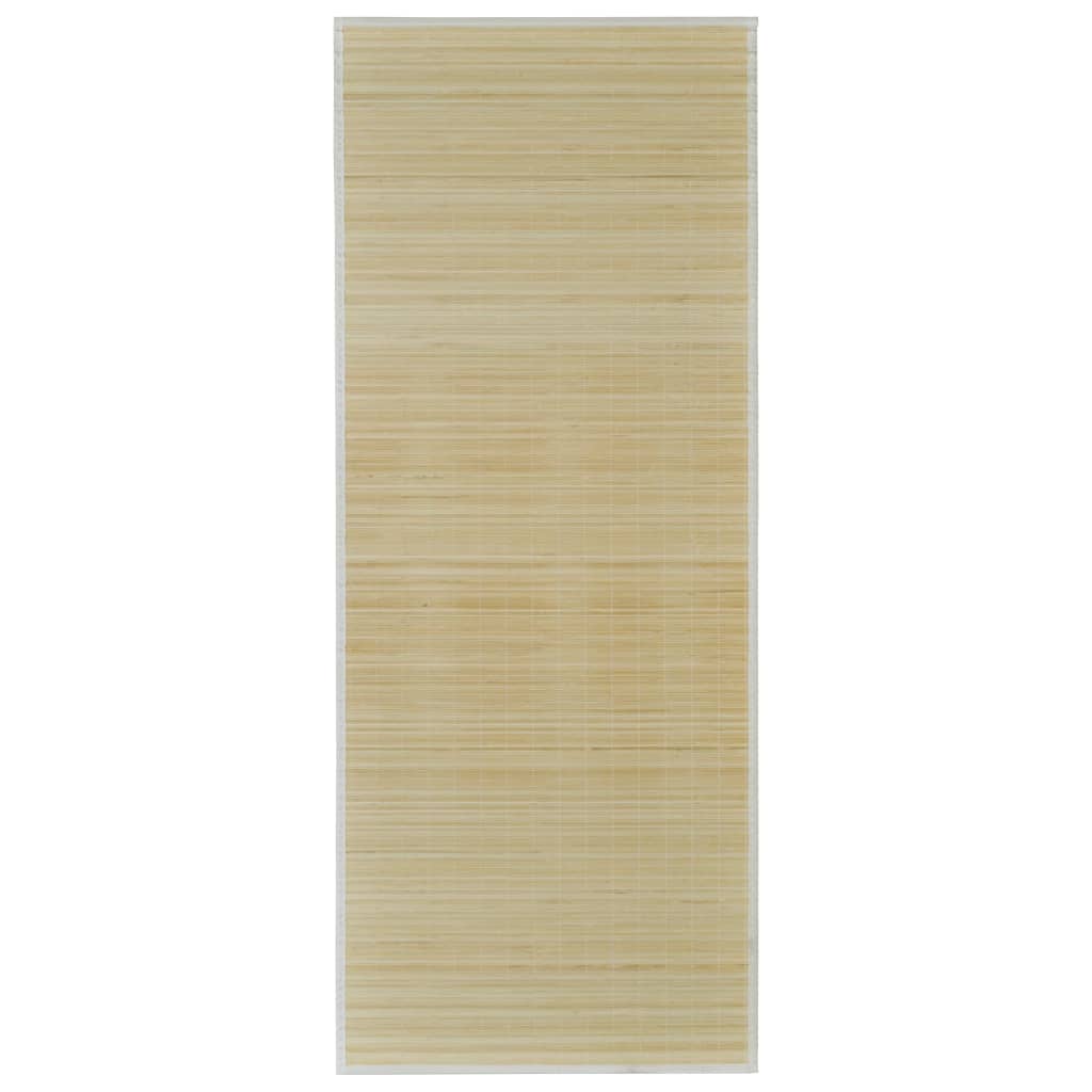 VidaXL Tapijt rechthoekig 80x200 cm bamboe naturel