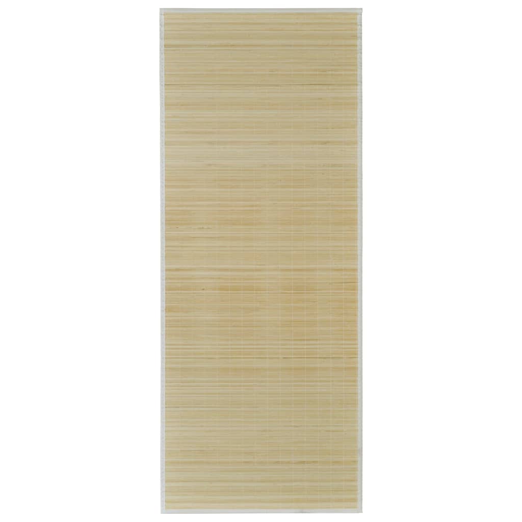 VidaXL Tapijt rechthoekig 120x180 cm bamboe naturel