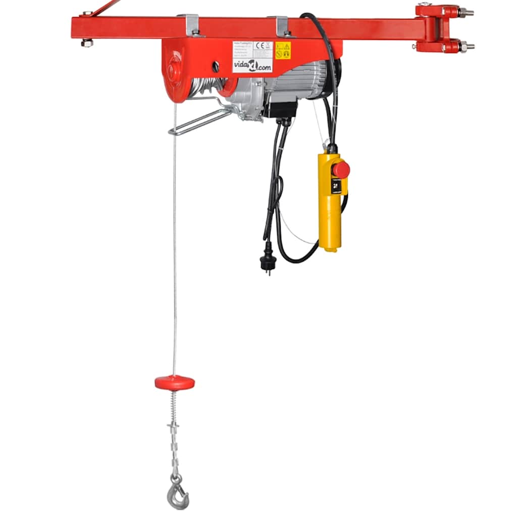 VidaXL Elektrische lier 1300 w 400 800 kg