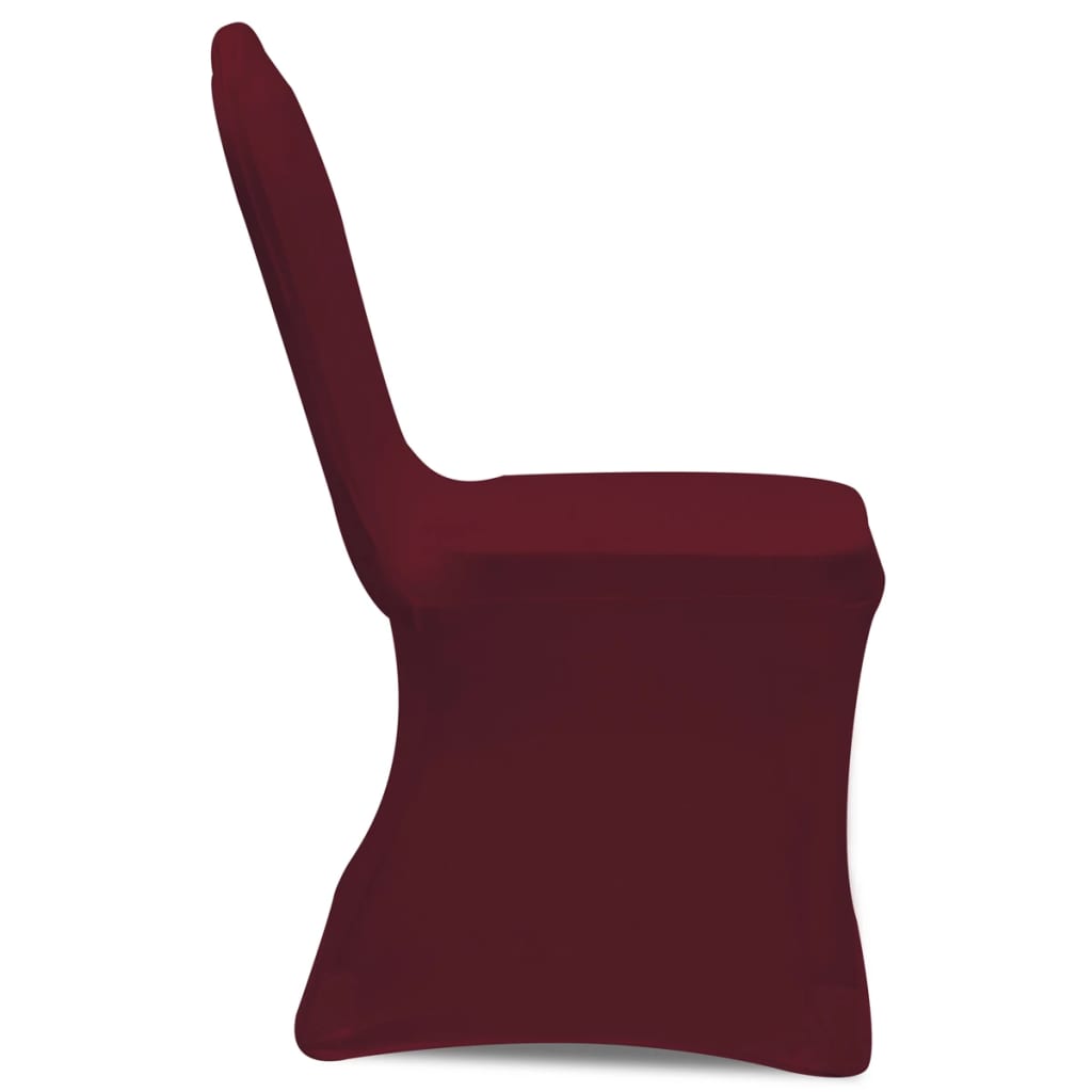 VidaXL Hoes voor stoelen 50 stuks (wijnrood)
