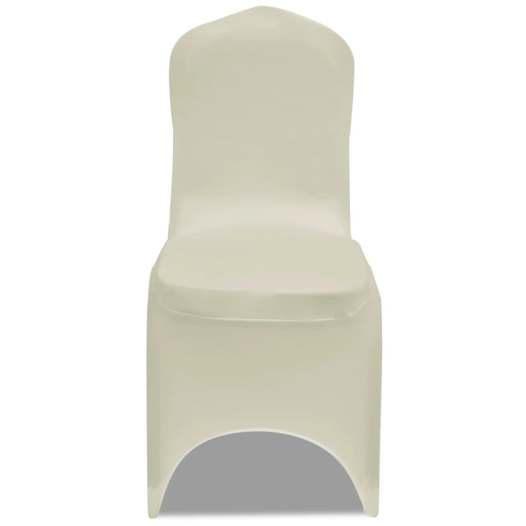 VidaXL Hoes voor stoelen 50 stuks (creme)