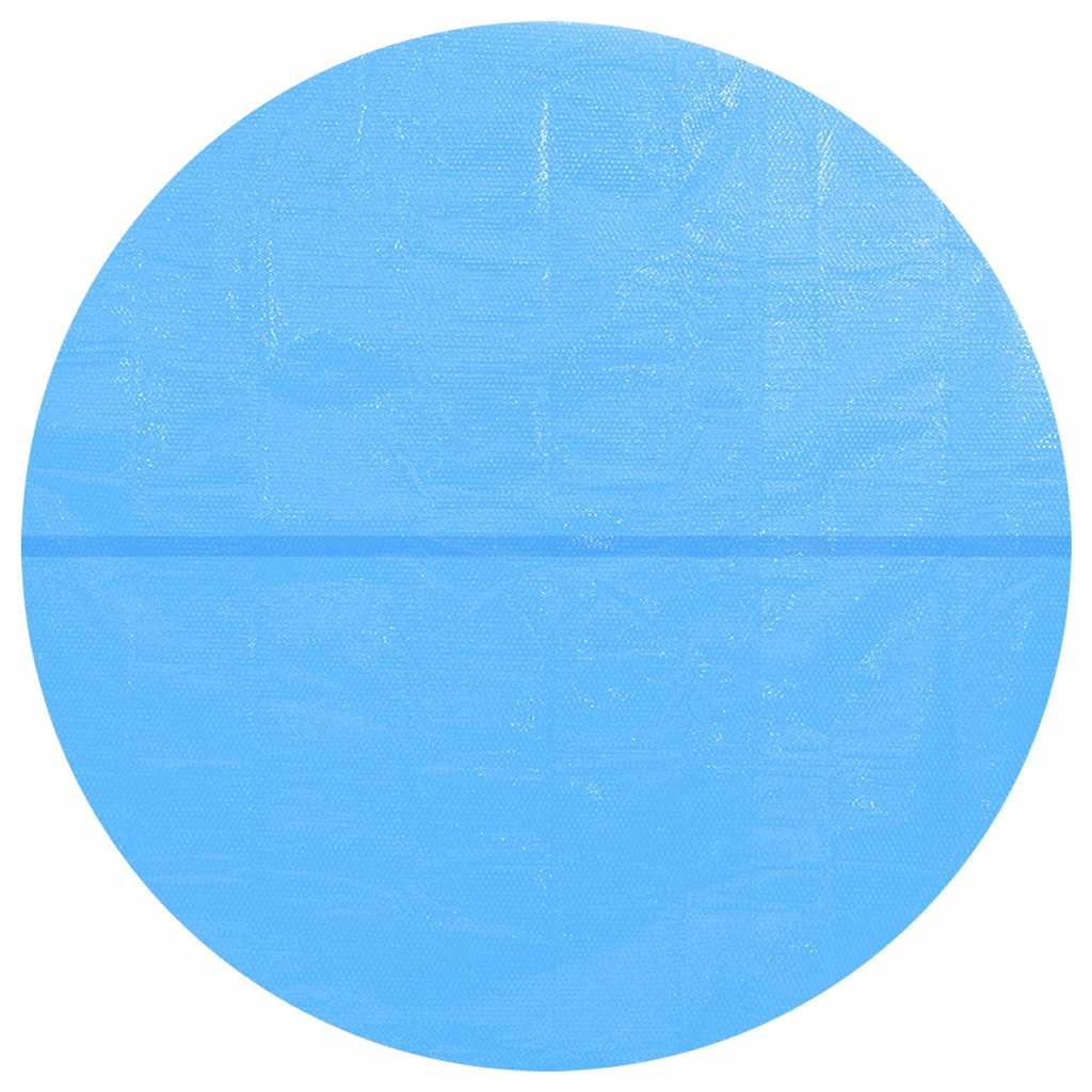 VidaXL Zwembadzeil rond 549 cm pe blauw