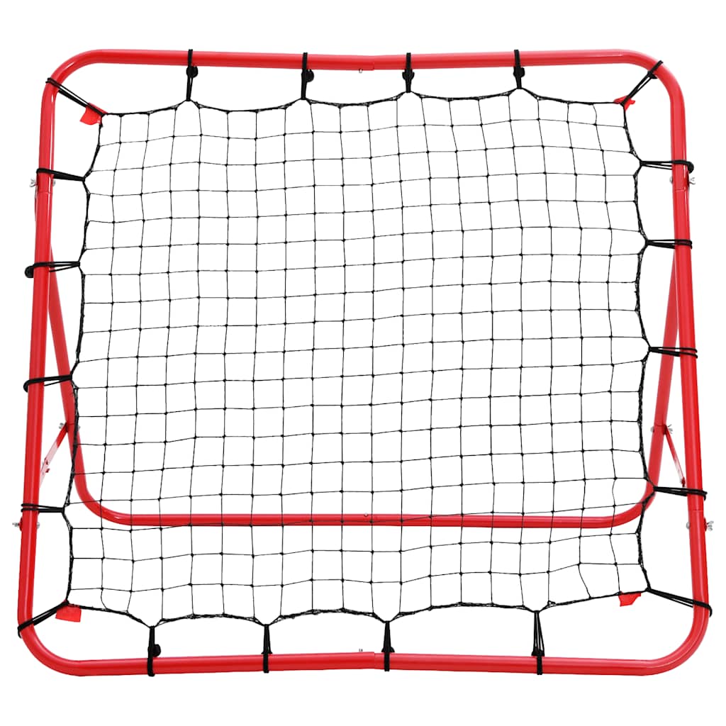 VidaXL Voetbal kickback rebounder verstelbaar 100x100 cm